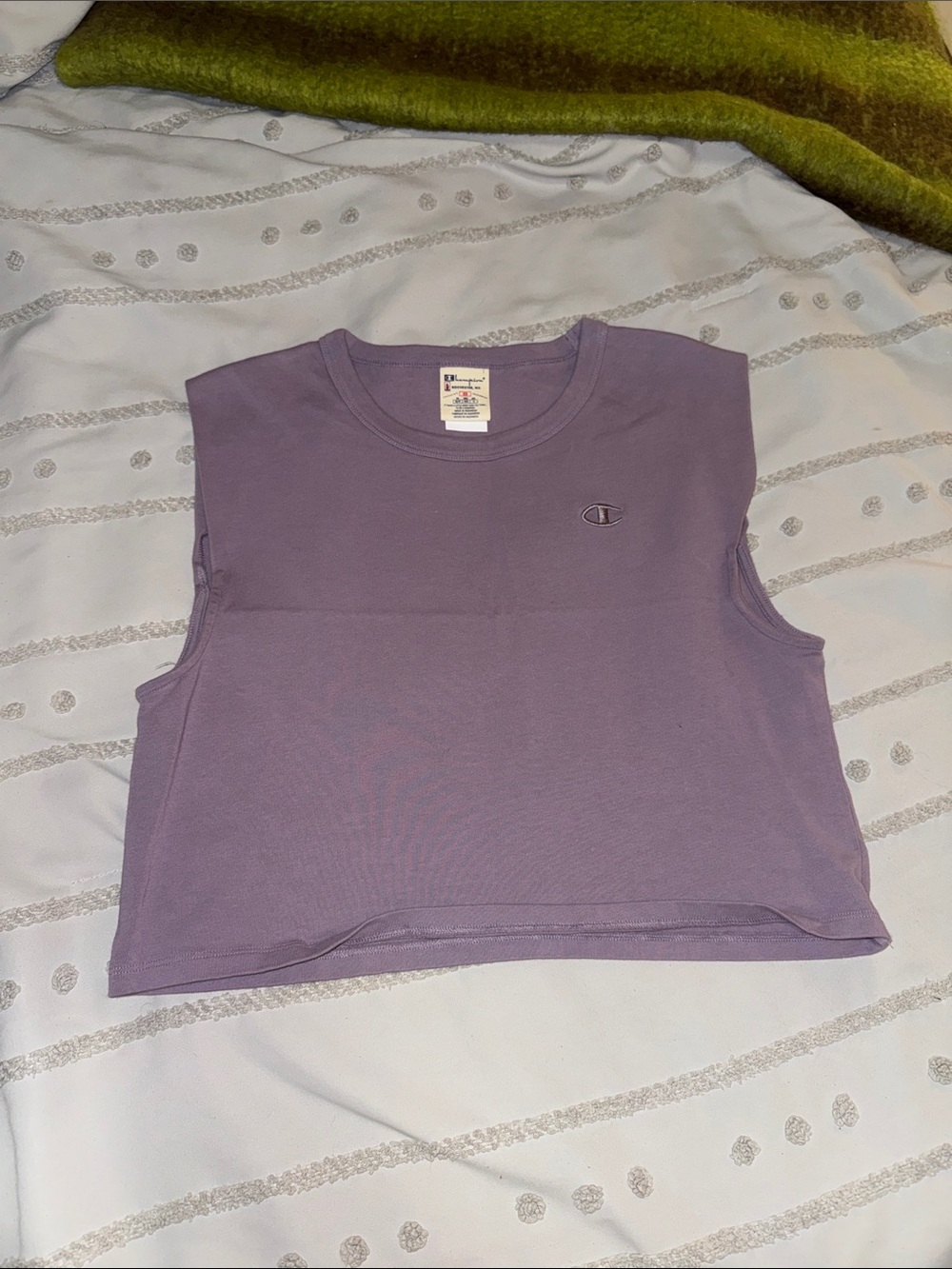 Champion Lavender Cropped Tank Top